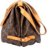 Louis Vuitton Canvas Monogram Saumur 35 Crossbody Bag