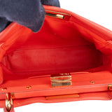 Fendi Leather Peekaboo Mini Handbag