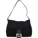 Fendi Cotton Mamma Baguette Handbag