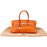 Hermès Orange Clemence Leather Birkin 42 JPG Shoulder Bag