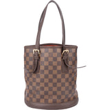 Louis Vuitton Damier Ebene Monogram Bucket Bag PM Handbag