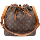 Louis Vuitton Canvas Monogram Sac Noe Petit Shoulder Bag