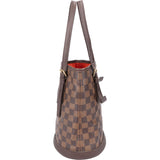 Louis Vuitton Damier Ebene Monogram Bucket Bag PM Handbag