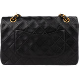 Chanel Quilted Lambskin 24K Gold Medium Double Flap Crossbody Bag