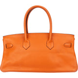 Hermès Orange Clemence Leather Birkin 42 JPG Shoulder Bag