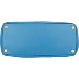 Prada Blue Saffiano Leather Galleria Handbag