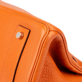 Hermès Orange Clemence Leather Birkin 42 JPG Shoulder Bag