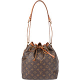 Louis Vuitton Canvas Monogram Sac Noe Petit Shoulder Bag