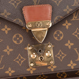 Louis Vuitton Canvas Monogram Monceau Handbag