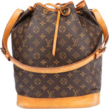 Louis Vuitton Canvas Monogram Sac Noe Grande Shoulder Bag