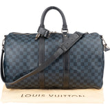 Louis Vuitton Damier Cobalt Monogram Keepall 45 Bandouliere