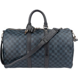 Louis Vuitton Damier Cobalt Monogram Keepall 45 Bandouliere