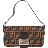 Fendi FF Monogram Baguette Handbag