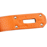 Hermès Orange Clemence Leather Birkin 42 JPG Shoulder Bag