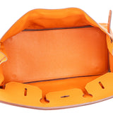 Hermès Orange Clemence Leather Birkin 42 JPG Shoulder Bag