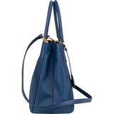 Prada Blue Saffiano Leather Galleria Handbag