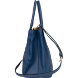 Prada Blue Saffiano Leather Galleria Handbag