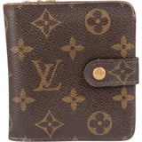 Louis Vuitton Canvas Monogram Clip Wallet