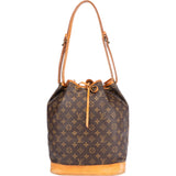 Louis Vuitton Canvas Monogram Sac Noe Grande Shoulder Bag