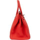 Hermès Rouge Togo Leather Birkin 35 Handbag
