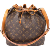 Louis Vuitton Canvas Monogram Sac Noe Petit Shoulder Bag