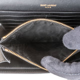 Yves Saint Laurent Python-Embossed Patent Leather Kate Wallet On Chain Crossbody Bag