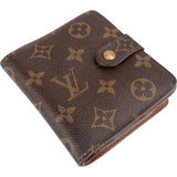 Louis Vuitton Canvas Monogram Clip Wallet