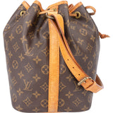 Louis Vuitton Canvas Monogram Sac Noe Petit Shoulder Bag