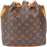 Louis Vuitton Canvas Monogram Sac Noe Petit Shoulder Bag