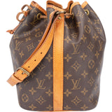 Louis Vuitton Canvas Monogram Sac Noe Petit Shoulder Bag