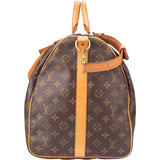 Louis Vuitton Canvas Monogram Keepall 55 Bandouliere