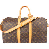 Louis Vuitton Canvas Monogram Keepall 45 Bandouliere