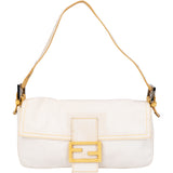 Fendi Limited Cotton Baguette Handbag