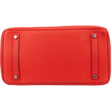 Hermès Rouge Togo Leather Birkin 35 Handbag