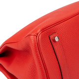 Hermès Rouge Togo Leather Birkin 35 Handbag