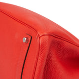 Hermès Rouge Togo Leather Birkin 35 Handbag