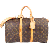 Louis Vuitton Canvas Monogram Keepall 45 Bandouliere