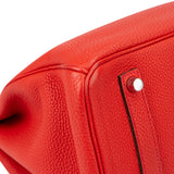 Hermès Rouge Togo Leather Birkin 35 Handbag