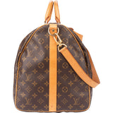 Louis Vuitton Canvas Monogram Keepall 55 Bandouliere