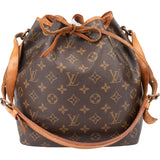Louis Vuitton Canvas Monogram Sac Noe Petit Shoulder Bag