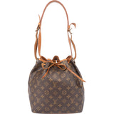 Louis Vuitton Canvas Monogram Sac Noe Petit Shoulder Bag