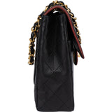 Chanel Quilted Lambskin 24K Gold Single Flap Crossbody Bag