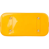 Louis Vuitton Yellow Vernis Monogram Alma PM Handbag