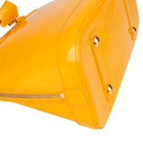 Louis Vuitton Yellow Vernis Monogram Alma PM Handbag