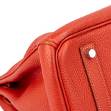 Hermès Clemence Leather Birkin 35 Handbag