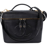 Chanel Caviar Leather CC Vanity Handbag
