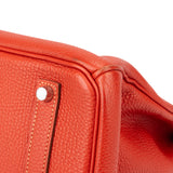Hermès Clemence Leather Birkin 35 Handbag