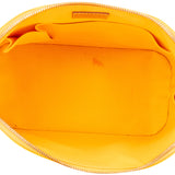 Louis Vuitton Yellow Vernis Monogram Alma PM Handbag