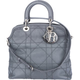 Christian Dior Gris Leather Granville Handbag