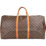 Louis Vuitton Canvas Monogram Keepall 60